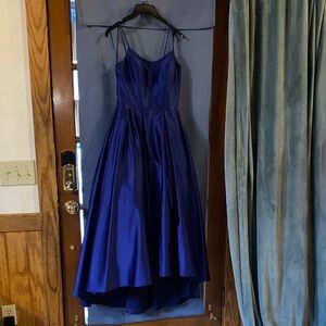 Betsy & Adam Royal Blue Prom Dress